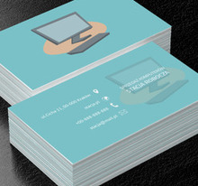 Monitor i klawiatura, Telekomunikacja i Internet, Sprzedaż Komputerów - Wizytówki Netprint