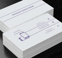 Fioletowe smartfony, Telekomunikacja i Internet, Telefony komórkowe / Smartfony - Wizytówki Netprint