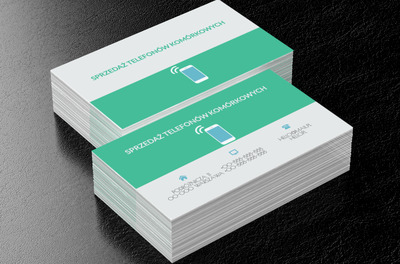 Telefon z wifi, Telekomunikacja i Internet, Telefony komórkowe / Smartfony - Wizytówki Netprint