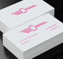 Różowy telefon, Telekomunikacja i Internet, Telefony komórkowe / Smartfony - Wizytówki Netprint