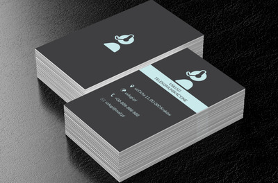 Ludzik z słuchawkami, Telekomunikacja i Internet, Usługi telekomunikacyjne - Wizytówki Netprint