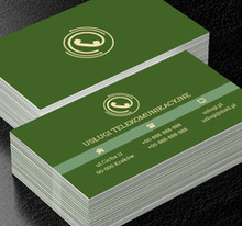 Telefon jak internetowa małpa, Telekomunikacja i Internet, Usługi telekomunikacyjne - Wizytówki Netprint