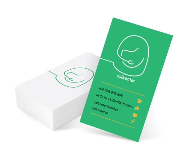 Zarys telemarketerki, Telekomunikacja i Internet, Usługi telekomunikacyjne - Wizytówki Netprint szablony online