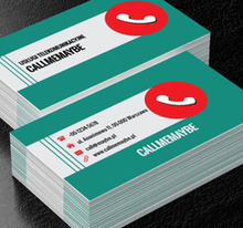 Biała słuchawka, Telekomunikacja i Internet, Usługi telekomunikacyjne - Wizytówki Netprint