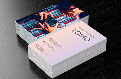 Intensywna krata, Fotografia, Usługi fotograficzne - Wizytówki Netprint