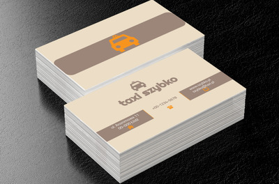 Taxi, przewóz osób, transport, Transport, Taxi - Wizytówki Netprint