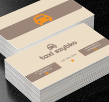 Taxi, przewóz osób, transport, Transport, Taxi - Wizytówki Netprint