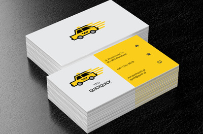 Szybka taksówka, Transport, Taxi - Wizytówki Netprint