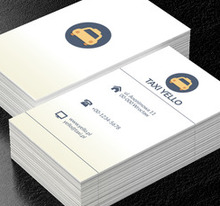 Taxi w niebieskim kole, Transport, Taxi - Wizytówki Netprint