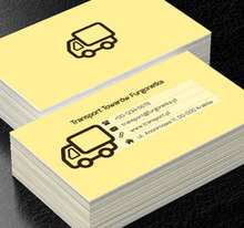 Kontur dostawczaka, Transport, Transport Towarów - Wizytówki Netprint