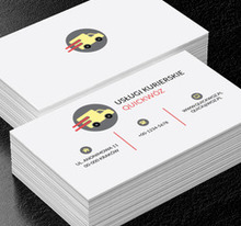 Latający kurier, Transport, Usługi kurierskie - Wizytówki Netprint