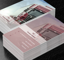 Zdjęcie ciężarówki, Transport, Transport Towarów - Wizytówki Netprint