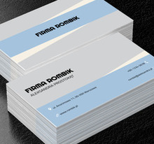 Odcienie niebieskiego, Motywy, Uniwersalne - Wizytówki Netprint