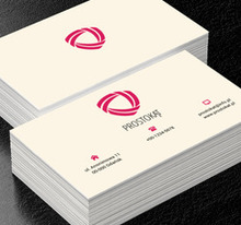 Malinowe logo, Motywy, Uniwersalne - Wizytówki Netprint