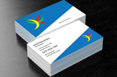 Tęczowe półksiężyce, Motywy, Uniwersalne - Wizytówki Netprint