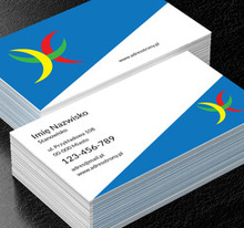 Tęczowe półksiężyce, Motywy, Uniwersalne - Wizytówki Netprint