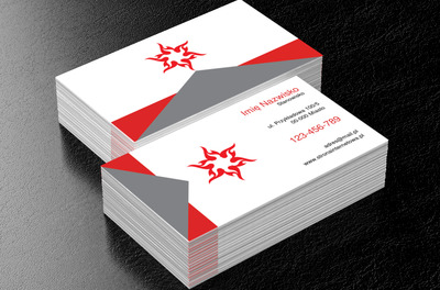 Słońce w ognistej czerwieni, Motywy, Klasyczne - Wizytówki Netprint