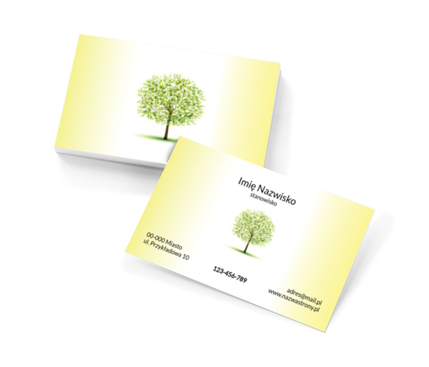 Powiew wiosennej swieżości, Środowisko i Przyroda, Ochrona Środowiska - Wizytówki Netprint szablony online