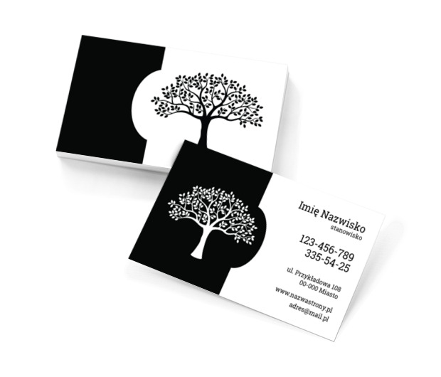 Szczypta nieśmiałej natury, Środowisko i Przyroda, Architektura krajobrazu - Wizytówki Netprint szablony online