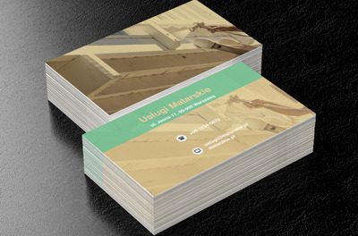 Profesjonalny malarz, Budownictwo, Usługi malarskie - Wizytówki Netprint