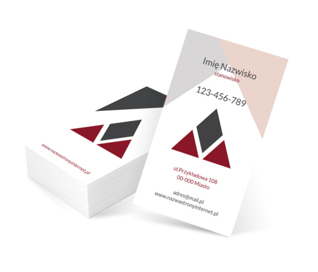 Podejście piramidalne, Motywy, Uniwersalne - Wizytówki Netprint szablony online