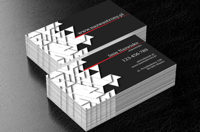 Klasycznie asymetryczne, Motywy, Uniwersalne - Wizytówki Netprint