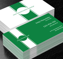 Zielone szaleństwa, zielone dni, Motywy, Uniwersalne - Wizytówki Netprint