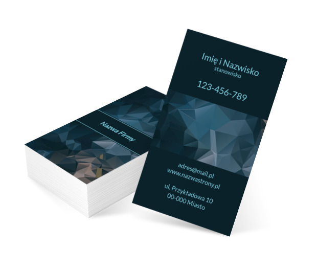 Abstrakcyjna do perfekcji, Motywy, Tła i tekstury - Wizytówki Netprint szablony online