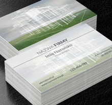 Wykreowane domowe marzenia, Budownictwo, Deweloper - Wizytówki Netprint