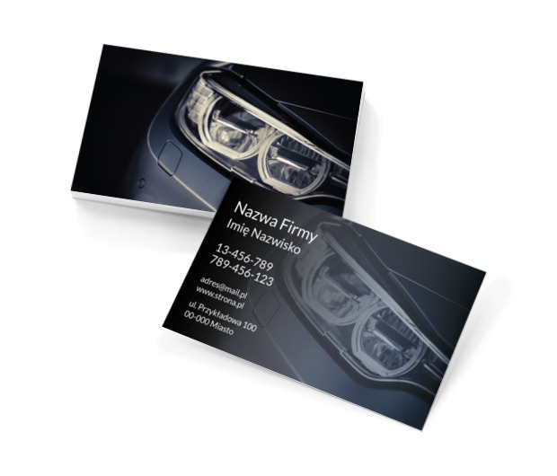 Czas odpalić silniki!, Transport, Wypożyczalnia samochodów - Wizytówki Netprint szablony online