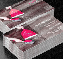 Wiosenne porządki…, Usługi domowe, Pomoc domowa - Wizytówki Netprint