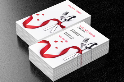 Z miłości do pyszności, Gastronomia, Catering - Wizytówki Netprint