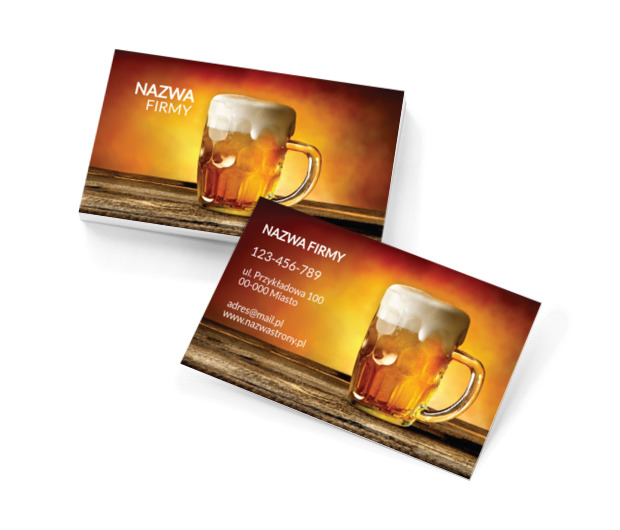 Grunt, to doskonałe towarzystwo, Gastronomia, Bar - Wizytówki Netprint szablony online