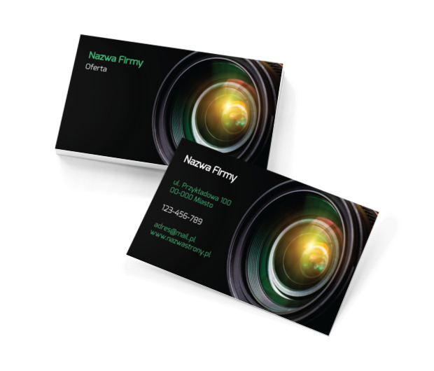 Zatrzymać chwilę na zawsze…, Fotografia, Wideofilmowanie - Wizytówki Netprint szablony online