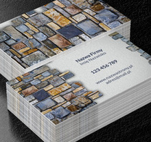 W ładzie kamieniarskich detali , Budownictwo, Usługi kamieniarskie - Wizytówki Netprint