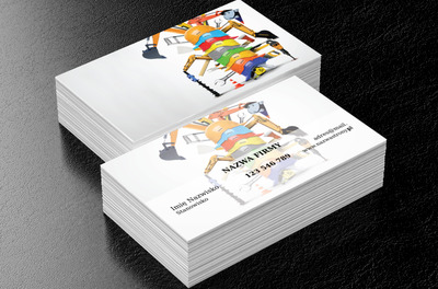 Wielofunkcyjność podstawą firmy  , Budownictwo, Wynajem sprzętu - Wizytówki Netprint