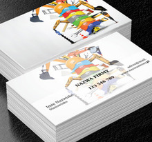 Wielofunkcyjność podstawą firmy  , Budownictwo, Wynajem sprzętu - Wizytówki Netprint