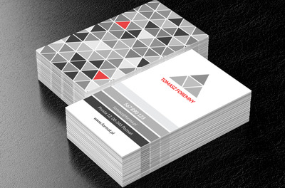 Geometryczne przedstawienie, Motywy, Tła i tekstury - Wizytówki Netprint