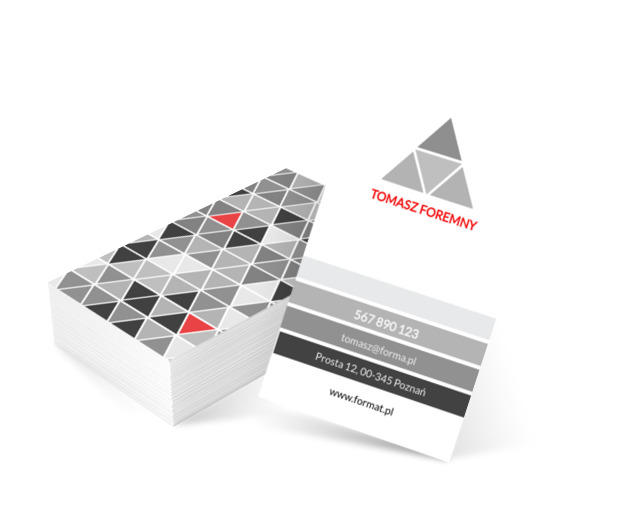 Geometryczne przedstawienie, Motywy, Tła i tekstury - Wizytówki Netprint szablony online