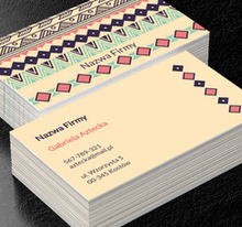 Dzika przygoda ku zwycięstwu , Motywy, Tła i tekstury - Wizytówki Netprint