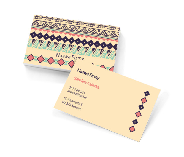 Dzika przygoda ku zwycięstwu , Motywy, Tła i tekstury - Wizytówki Netprint szablony online