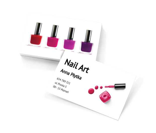 Czwórka niezłomnych w kolorze, Zdrowie i uroda, Wizaż - Wizytówki Netprint szablony online