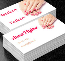 Rączki na wagę złota , Zdrowie i uroda, Salon kosmetyczny - Wizytówki Netprint