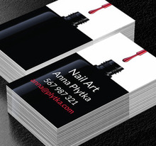 Wszystko w magicznej czerni, Zdrowie i uroda, Wizaż - Wizytówki Netprint