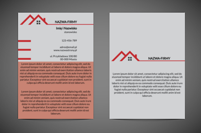 W połowie czerwone, w połowie białe, Budownictwo, Firma budowlana - Ulotki Netprint