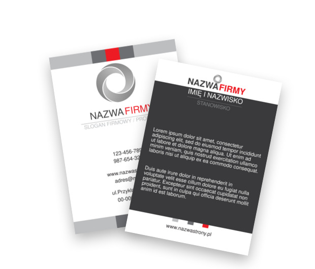 Trzymaj fason i pion!, Telekomunikacja i Internet, Grafik komputerowy - Ulotki Netprint szablony online