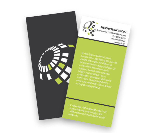 Próby zielonych mocy, Motywy, Uniwersalne - Ulotki Netprint szablony online