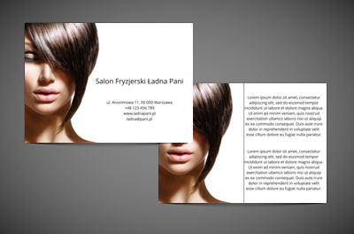 Świat bez wad, Zdrowie i Uroda, Salon Fryzjerski - Ulotki Netprint