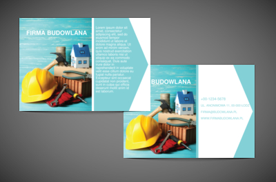 Pastelowa wizja życia, Budownictwo, Firma budowlana - Ulotki Netprint