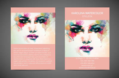 Kolorowe, z pomysłem, Zdrowie i Uroda, Stylista - Ulotki Netprint